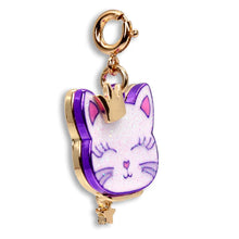 Load image into Gallery viewer, Gold Princess Kitty Charm
