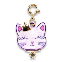 Load image into Gallery viewer, Gold Princess Kitty Charm
