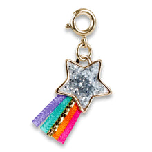 Load image into Gallery viewer, Gold Glitter Shooting Star Charm
