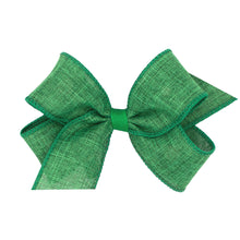 Load image into Gallery viewer, Medium Linen Hair Bow

