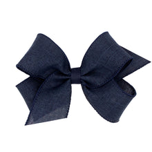 Load image into Gallery viewer, Medium Linen Hair Bow
