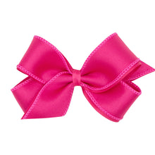 Load image into Gallery viewer, Jewel Toned Satin Overlay Bow = Medium
