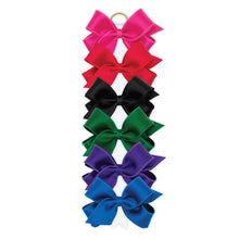 Load image into Gallery viewer, Jewel Toned Satin Overlay Bow = Medium
