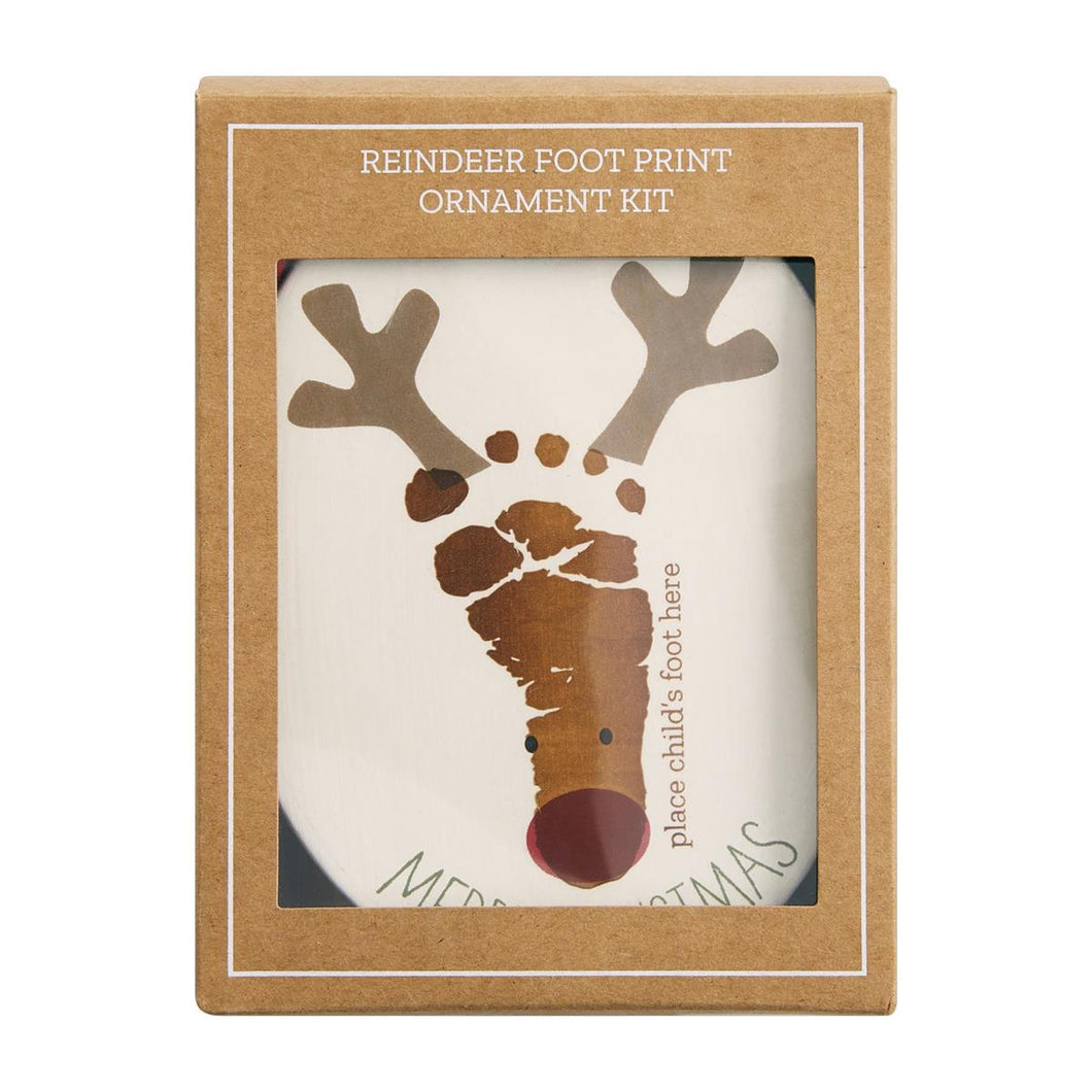 Reindeer Footprint Ornament