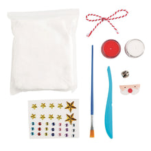 Load image into Gallery viewer, Santa Handprint DIY Ornament
