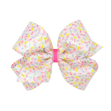 Load image into Gallery viewer, Sequined Confetti Print Hair Bow
