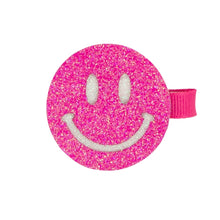 Load image into Gallery viewer, Glitter Smiley Face Foam Hair Clip

