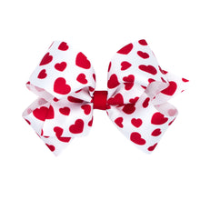 Load image into Gallery viewer, Valentine's Print Assorted Bows - Med.
