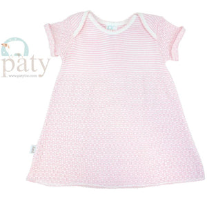 Paty, Inc - Pink Lap Shoulder Day Dress