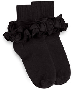Jefferies Socks - Misty Tutu Trim Socks - Navy & Black