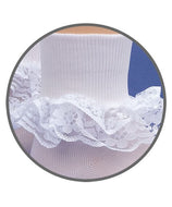 Dress Lace Socks - White