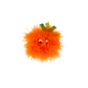 Pumpkin Marabou Feather Hairclip