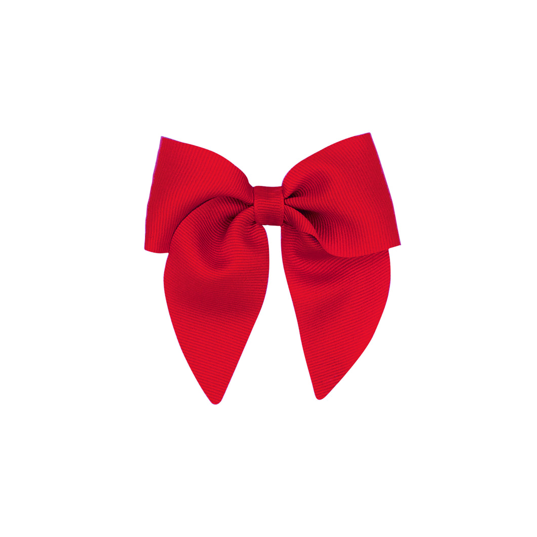Small Grosgrain Bowtie with Flat Wrap & Whimsey Tails