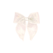 Load image into Gallery viewer, Medium - Sheer Glitter Whimsey Tail Bow
