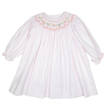 Pink Smocked Dress