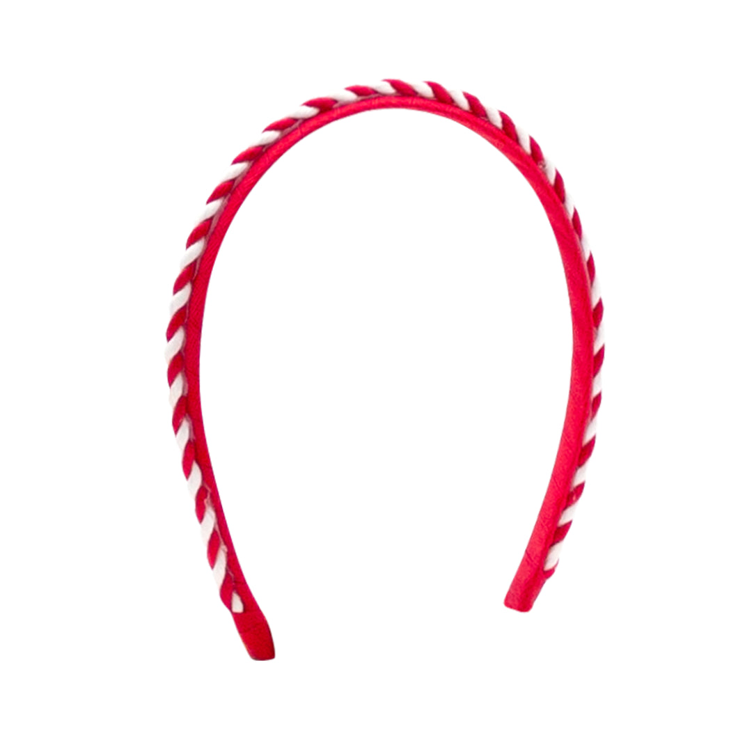 Twisted Candy Cord Lined Headband