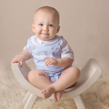 Load image into Gallery viewer, Classic Blue 2 piece Train Shortall in Blue by Feltman Brothers
