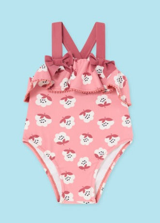 Peony Floral Printed Swimsuit Size 12 months only