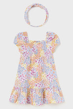 Load image into Gallery viewer, Printed Cotton Dahlia Floral Dress
