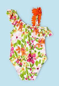 Multicolor Floral Print Swimsuit