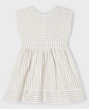 Load image into Gallery viewer, Beige Stripes Dress
