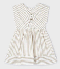 Load image into Gallery viewer, Beige Stripes Dress
