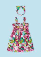 Load image into Gallery viewer, Smocked Sundress - Fuchsia Floral Print Dress

