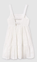 Load image into Gallery viewer, White Eyelet Tiered Dress
