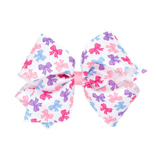 Load image into Gallery viewer, Hair Bow Printed Grosgrain Hair Bow - Multi
