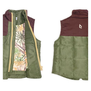 Army Green & Brown Vest