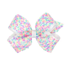 Load image into Gallery viewer, Sequin Overlay Bow - Medium  Assorted
