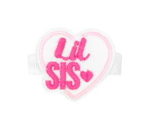 Load image into Gallery viewer, "Lil Sis" or "Big Sis"  Heart-Shaped Hair-Clip
