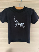 Load image into Gallery viewer, Skeleton Dog on S/S Black T-Shirt
