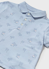 Load image into Gallery viewer, Palm Tree Polo Short Set
