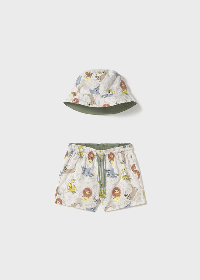 Swim Shorts & Bucket Hat