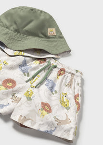 Swim Shorts & Bucket Hat
