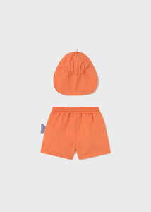 Shark Swim Shorts & Hat