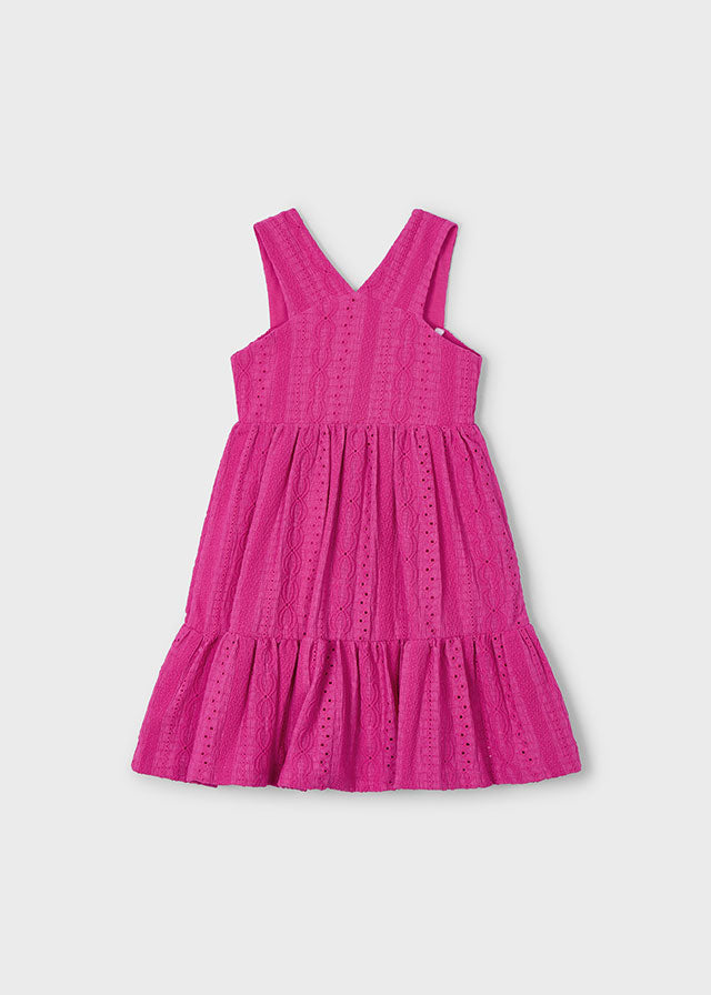 Magenta Eyelet Sundress
