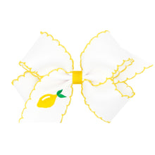 Load image into Gallery viewer, Fruit Embroidered Bow -  Medium
