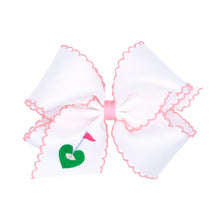 Load image into Gallery viewer, Country Club Embroidered Moonstitch King Bow
