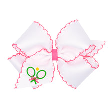 Load image into Gallery viewer, Country Club Embroidered Moonstitch King Bow
