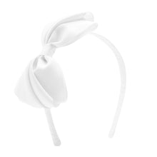 Load image into Gallery viewer, Mini King Pleated GG Bow on Headband
