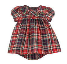Load image into Gallery viewer, Evergreen Tartan Petal Float Dress
