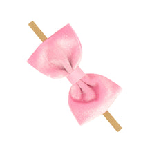 Load image into Gallery viewer, Sparkle Velvet Medium Bow on Babyband
