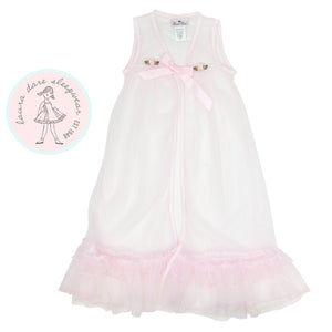 Laura Dare Pink Bowtastic Peignoir Set