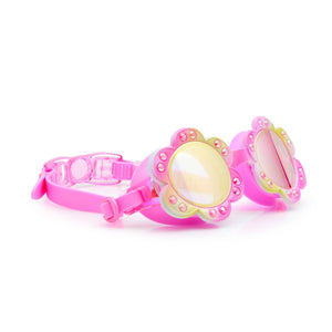 Ombre flower-shaped bling Swim Goggles