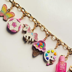 Gold Paint Palette Charm