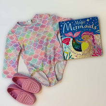 Load image into Gallery viewer, Pastel Scales Rash Guard Swimsuit
