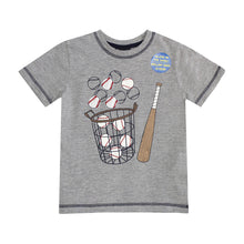 Load image into Gallery viewer, &quot;Baseball Practice&quot; Short Sleeve Grey T-Shirt
