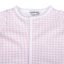 Load image into Gallery viewer, Mini Checks Pink Footie
